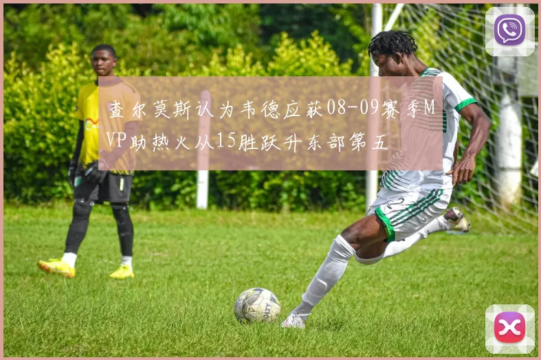 查尔莫斯认为韦德应获08-09赛季MVP助热火从15胜跃升东部第五