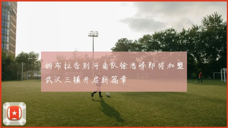 姆布拉告别河南队徐浩峰即将加盟武汉三镇开启新篇章